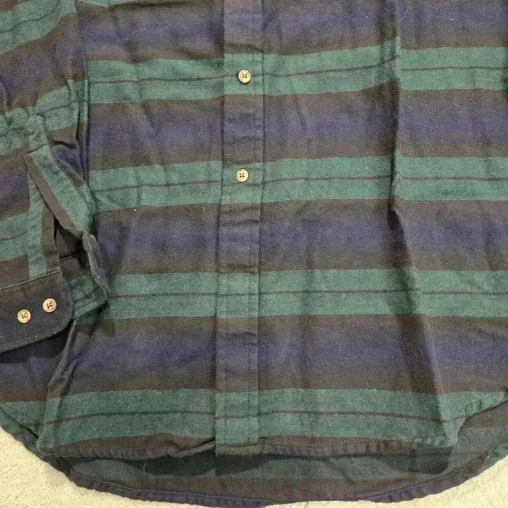 Tango by Max Raab Men's XL Long Sleeve Casual Button-down Plaid Flannel Shirt - Picture 6 of 16